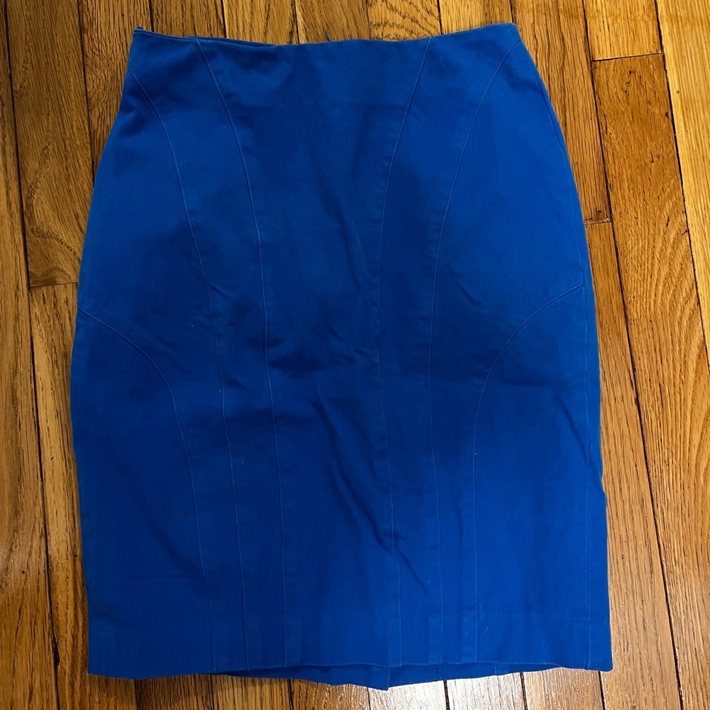 Blue Banana Republic Pencil Skirt